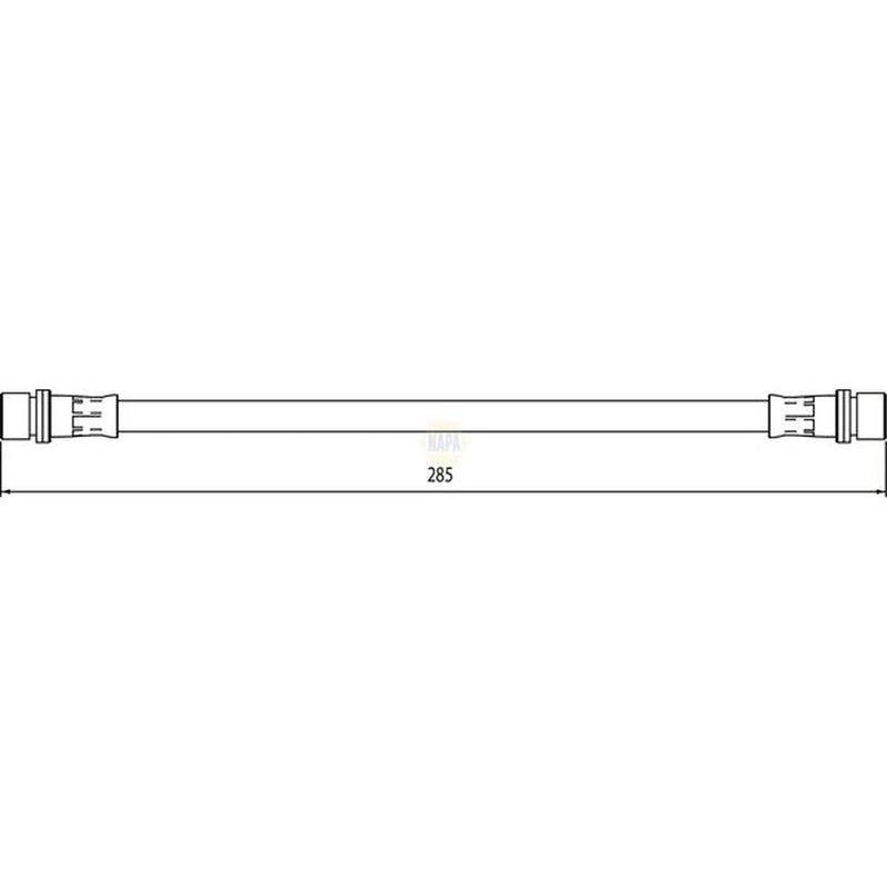 NAPA Brake Hydraulic Hose Line inner NBH1198