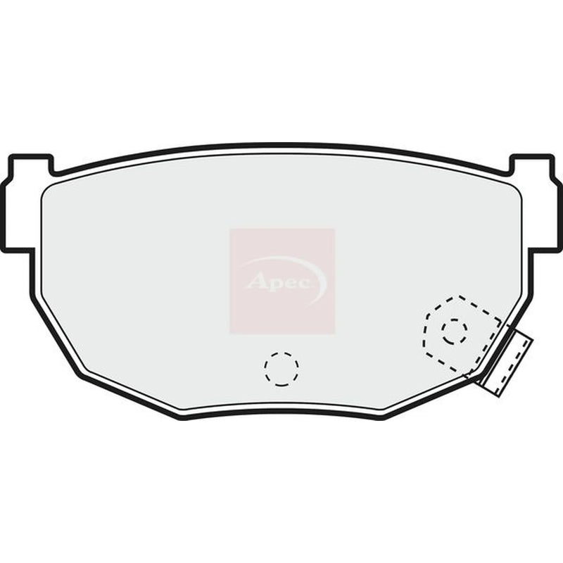 Apec Rear Brake Pad Set PAD965