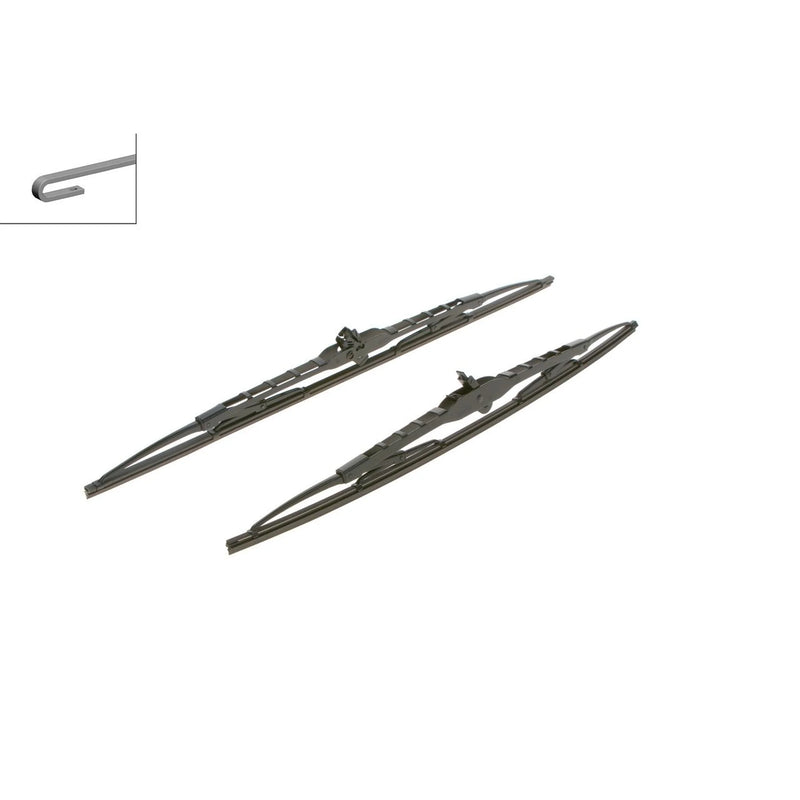 Bosch Twin Spoiler Wiper Blade Set 530mm + 475mm — SP21/19AS fits Audi A3