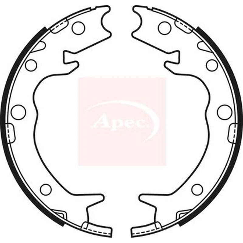 Apec Parking Brake Shoe Set SHU699
