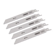 Draper Bi-metal Reciprocating Saw Blades for Metal Cutting, 150mm, 24tpi (Pack o Draper - Dynamic Drive