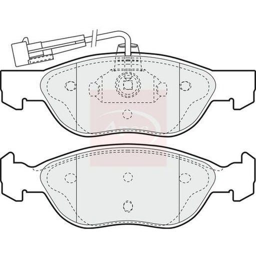 Apec Front Brake Pad Set PAD938