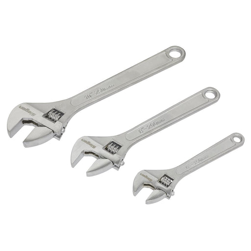 Sealey Adjustable Wrench Set 3pc 150 200 & 250mm S0448 Siegen by Sealey - Dynamic Drive