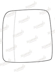 Summit Heated Base Plate With Commercial Mirror Glass fits & Integrated Lower Blind Spot Vauxhall Vivaro 14 on LHS Summit - Bars 4 Cars