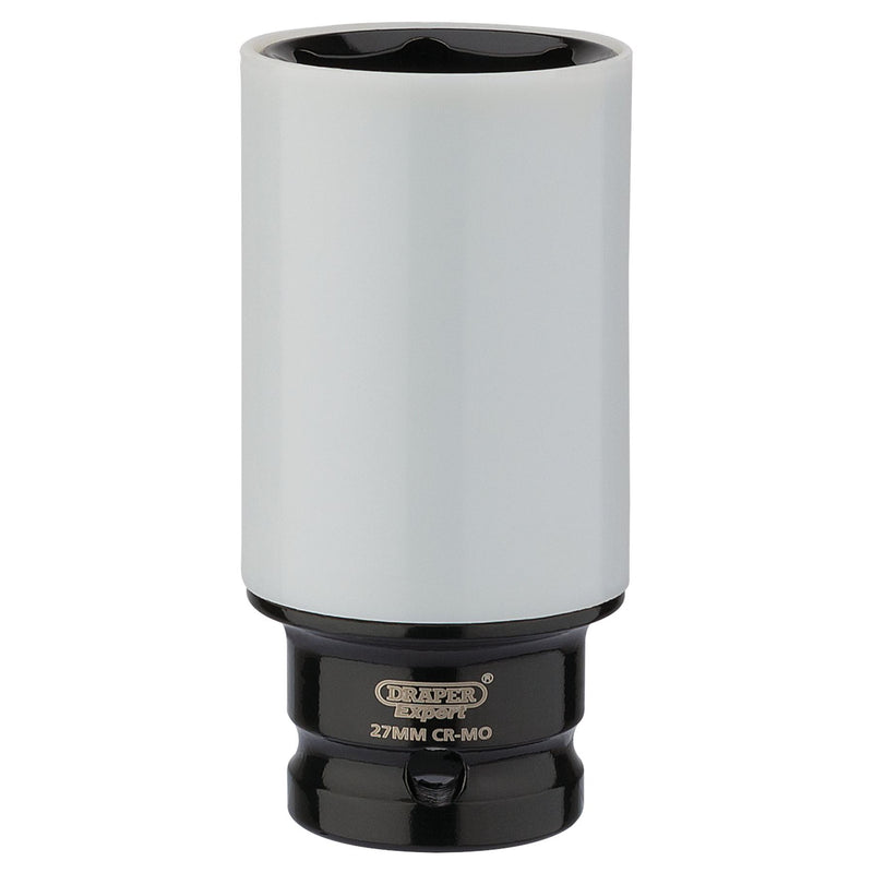 Draper HI-TORQ Wheel Nut Socket for Alloy Wheels, 1/2" Sq. Dr. (27mm) Draper - Dynamic Drive