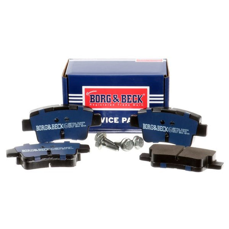 Borg & Beck Front & Rear Brake Discs & Pads fits Fiat Grande Punto 2005-2009