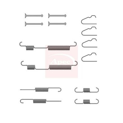 Apec Brake Shoe Accessory Kit Rear fits Hyundai I20 Active 2015-2018 1.0 1.4