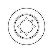 Abtex 2 x Solid Rear Brake Discs BD800S-x2
