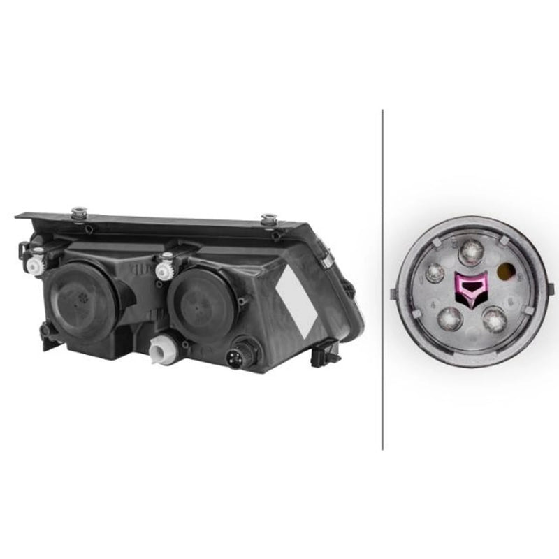 Hella Headlight Headlamp H7/H1 Left fits VW Passat B5 1996-2000