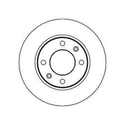 Abtex Front & Rear Brake Discs & Pads fits Peugeot 206 2003-2007 2.0