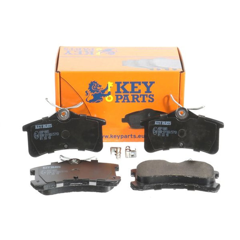 Key Parts Front & Rear Pads fits Toyota Avensis 2000-2003 1.8