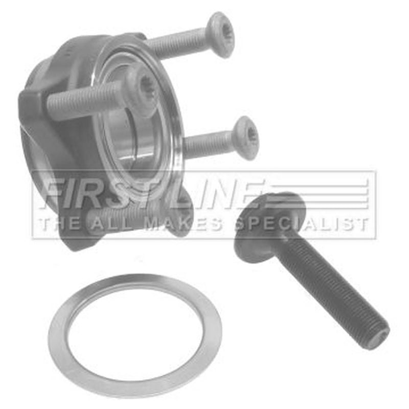 First Line Wheel Bearing Kit fits Audi A6 Allroad C6 2006-2011 3.0 3.2