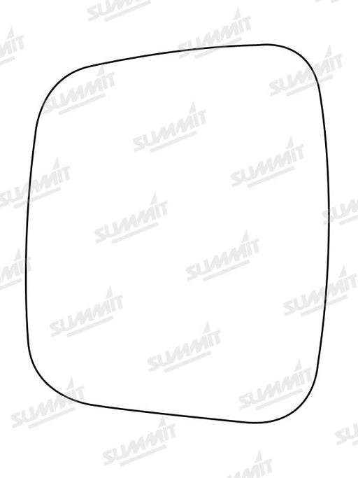 Summit Heated Base Plate With Commercial Mirror Glass fits Peugeot Bipper 07 on LHS Summit - Bars 4 Cars