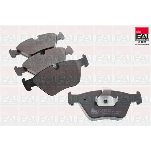 FAI Front Brake Pad Set fits BMW 3 1999-2007