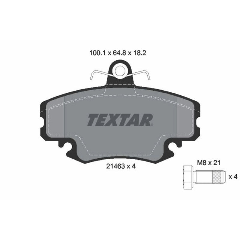Textar Front Brake Pad Set 2146306