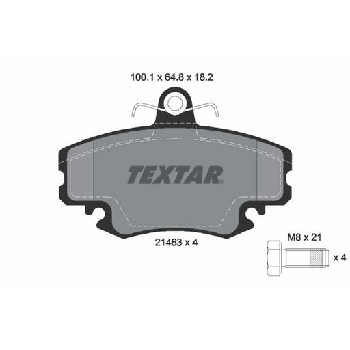 Textar Front Brake Pad Set 2146306