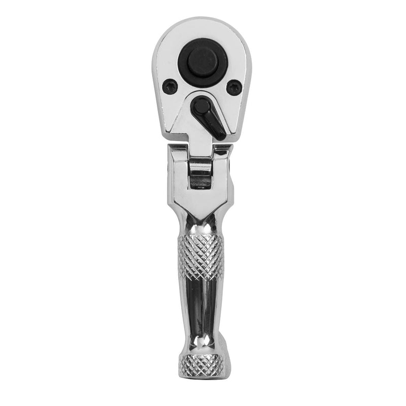 Sealey Premier Premier Stubby Flexi-Head Ratchet Wrench 1/4"Sq Drive AK660SF Sealey Premier - Dynamic Drive