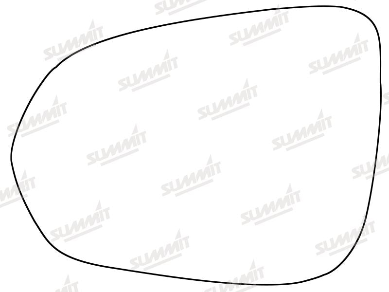Summit Stick-On Standard Mirror Glass fits Lexus NX200 14 on LHS Summit - Bars 4 Cars