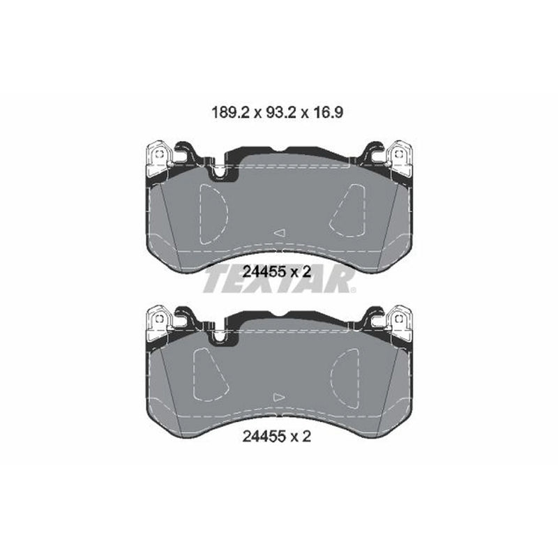 Textar Front Brake Pad Set 2445503