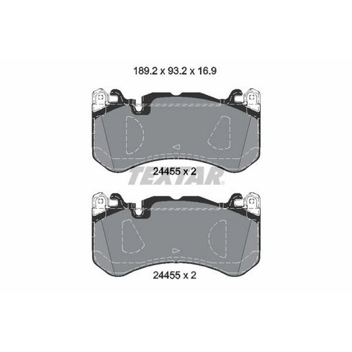 Textar Front Brake Pad Set 2445503