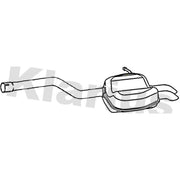Klarius Box With Tail Pipe Rear fits Skoda Octavia II 2004-2010 1.9