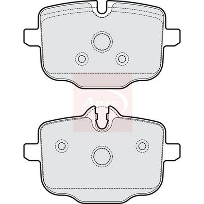 Apec Rear Brake Pad Set fits BMW 8 2019 on