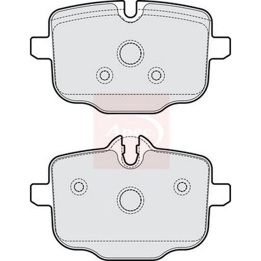 Apec Rear Brake Pad Set fits BMW 8 2019 on