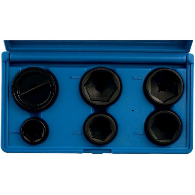 Laser Oil Filter Socket Set 3/8"D 6pc 5123 Laser - Dynamic Drive