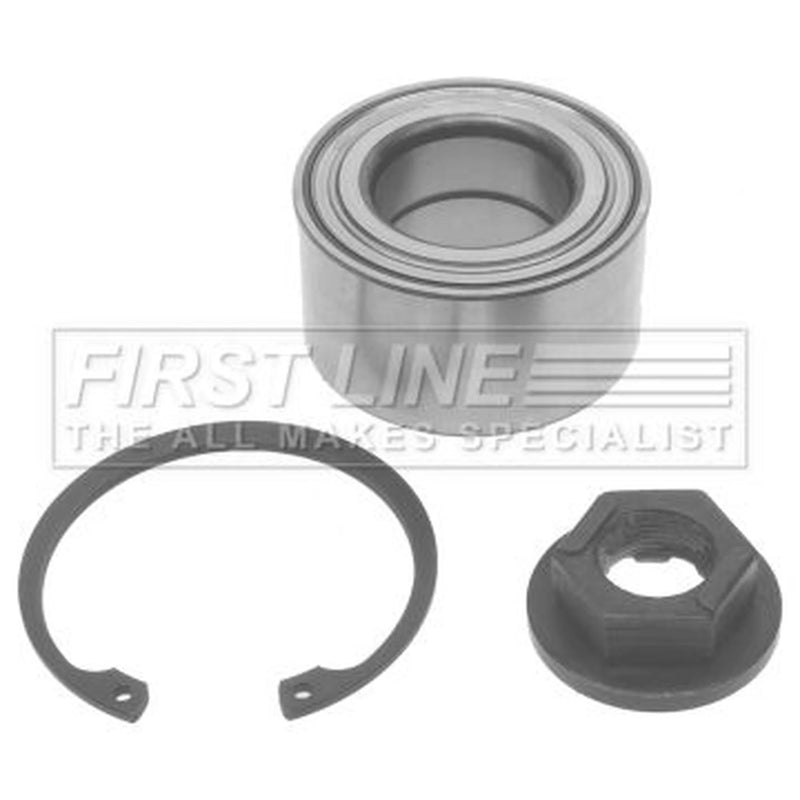 First Line Wheel Bearing Kit fits Ford Fiesta V 2001-2010 1.25 1.3 1.4 1.6