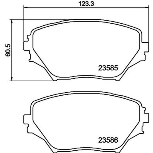 Mintex Front & Rear Brake Discs & Pads fits Toyota Rav 4 2000-2005 1.8 2.0