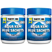 2x Thetford Aqua Kem Chemical Toilet Blue Bags 15 Sachets Motorhome Camping Thetford  - Dynamic Drive