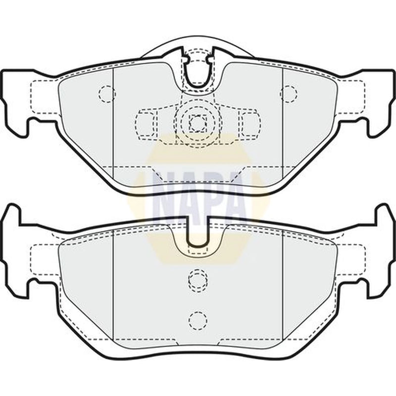 NAPA Front Vented & Rear Vented Brake Discs & Pads fits BMW 3 2006-2013