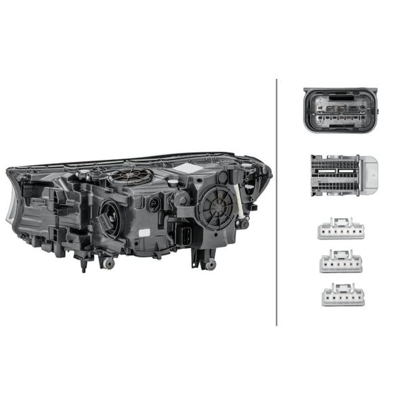 Hella Headlight Headlamp LED Right fits BMW 7 2015-2020