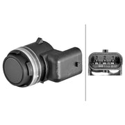 Hella Parking Sensor (PDC) Rear fits Audi A1 2018 on