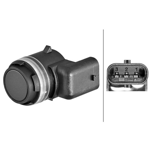 Hella Parking Sensor (PDC) Rear fits Audi A1 2018 on