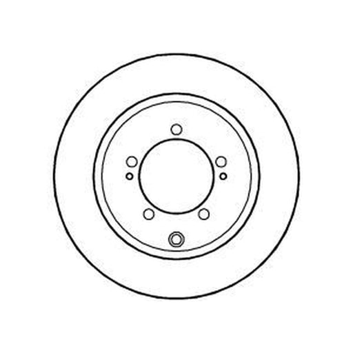 Abtex 2 x Vented Brake Discs fits Mitsubishi Lancer VII 2003-2008