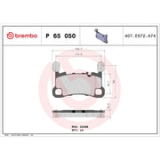 Brembo Front & Rear Pads fits Porsche Cayenne 2017-2024 3.0 4.0