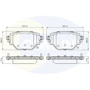 Comline Front & Rear Brake Discs & Pads fits Peugeot 208 II 2019 on