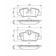Bosch Front & Rear Pads fits Mini Mini 2020 on