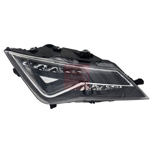 Apec Headlight Headlamp Left fits Seat Leon 2012-2020 1.0 1.2 1.4 1.5 1.6 1.8