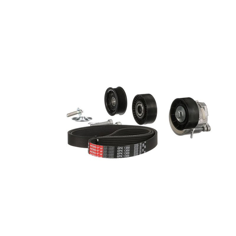 Gates V-Ribbed Belt Set fits Opel Astra H 2004-2012 1.9