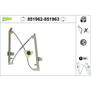 Valeo Electric Window Regulator Lifter Right Front 851963