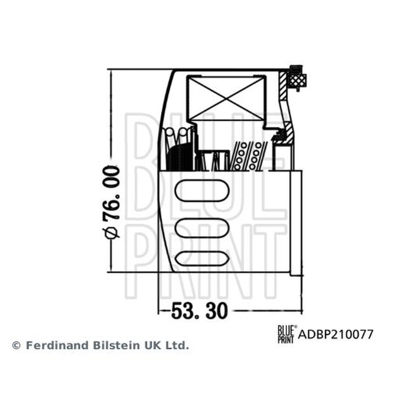Blue Print Engine Oil Filter fits BMW I3 2013 on