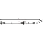 Apec Brake Hydraulic Hose Line Front Right fits Nissan Micra C+C III 2005-2010