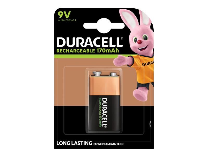 Duracell 9V 170Mah Rechargeable Battery Duracell - Dynamic Drive
