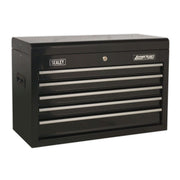 Sealey Topchest 5 Drawer with Ball-Bearing Slides - Black Sealey  - Dynamic Drive