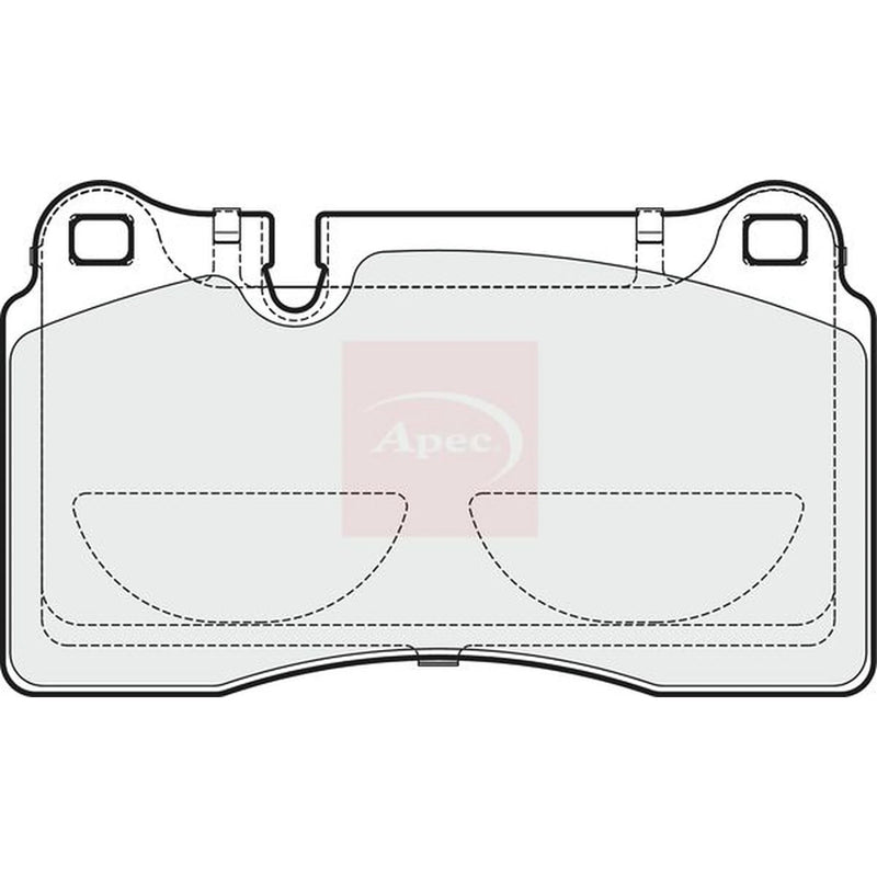 Apec Front Brake Pad Set PAD1891