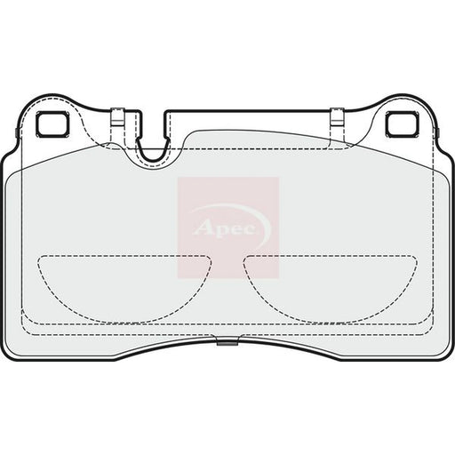 Apec Front Brake Pad Set PAD1891
