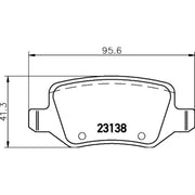 Mintex Front & Rear Brake Discs & Pads fits Mercedes-Benz A-Class 2010-2012