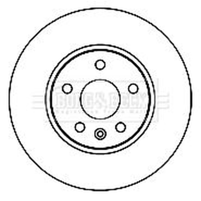 Borg & Beck Front & Rear Brake Discs & Pads fits Opel Astra J Hatchback